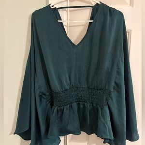 Boutique Women’s v-neck satin top